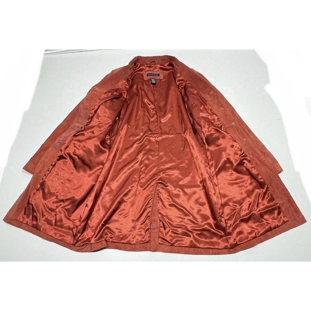 Dialogue Women Genuine Leather‎ Coat Size M